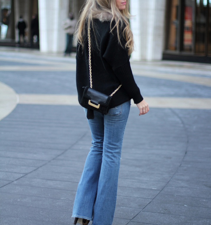 Flared jeans Mes Voyages à Paris blog