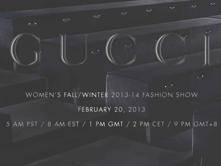 Gucci Women's FW2013-14 Milan Fashion Week