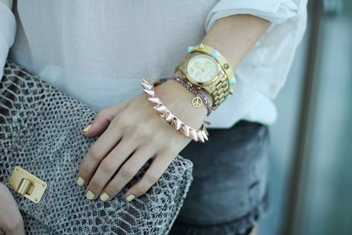 snake print clutch