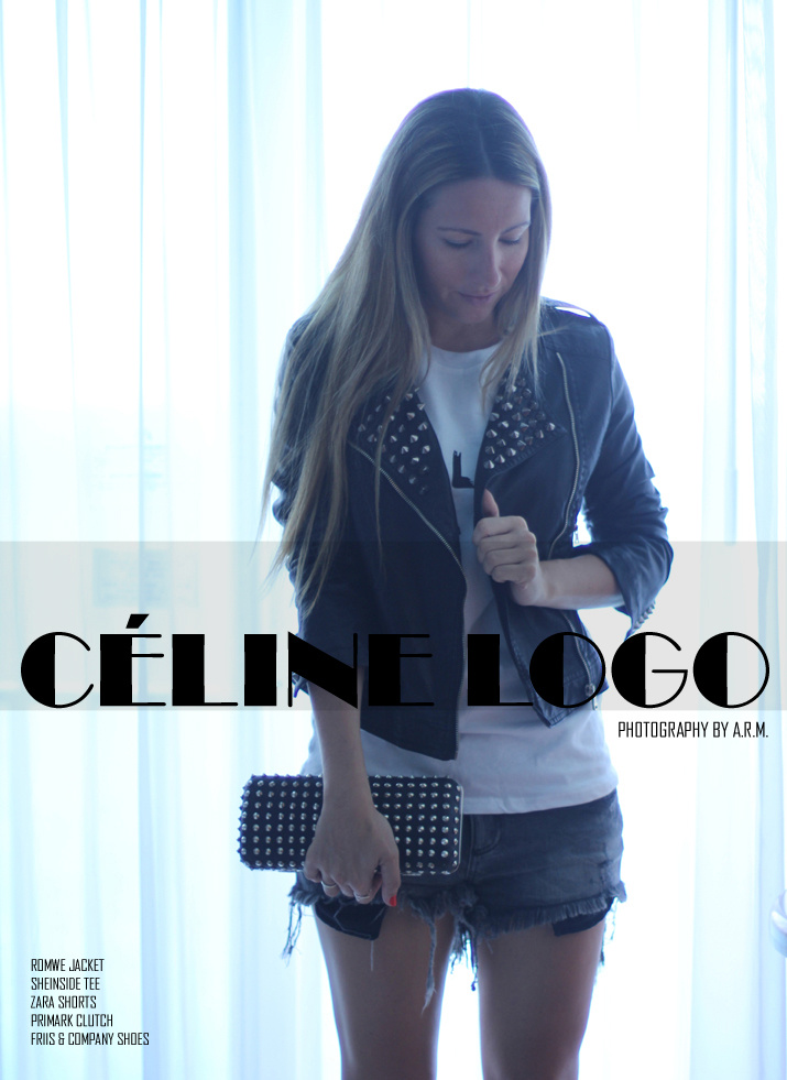 Céline logo tee, fashion blgger, Mes Voyages à Paris,  Mónica Sors 